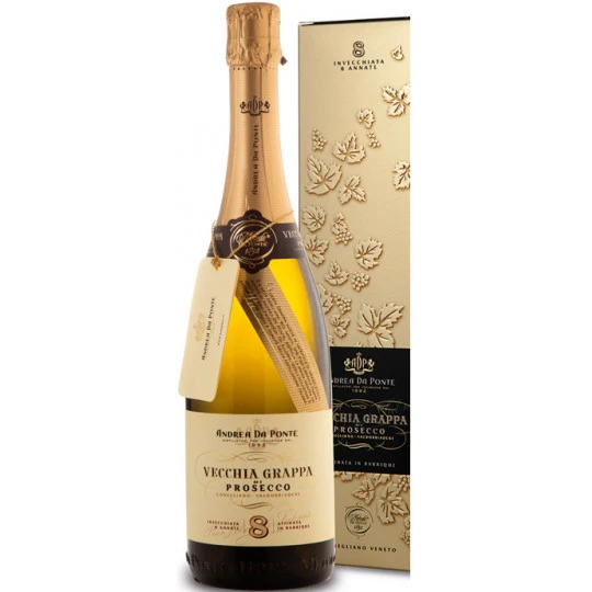 Da Ponte 8 Annate Vecchia Grappa Di Prosecco 0,7L 1 Da Ponte 8 Annate Vecchia Grappa Di Prosecco 0,7L